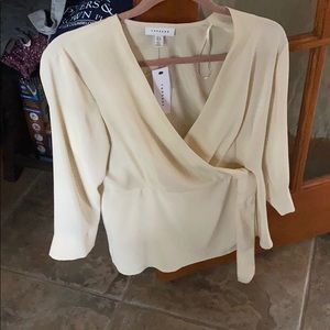 Top Shop Wrap Blouse